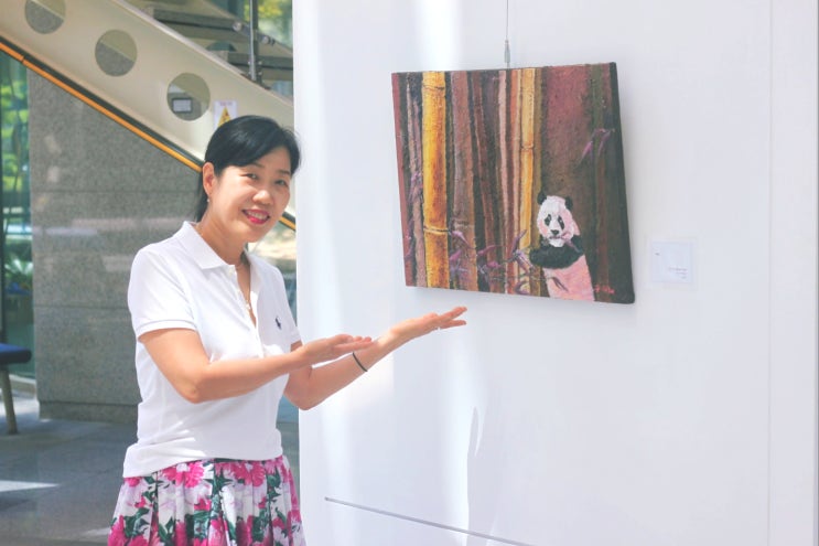  찬 서리를 이겨내고 끈기있게 자라나는 매란국죽처럼, 송원혜 화가 인터뷰