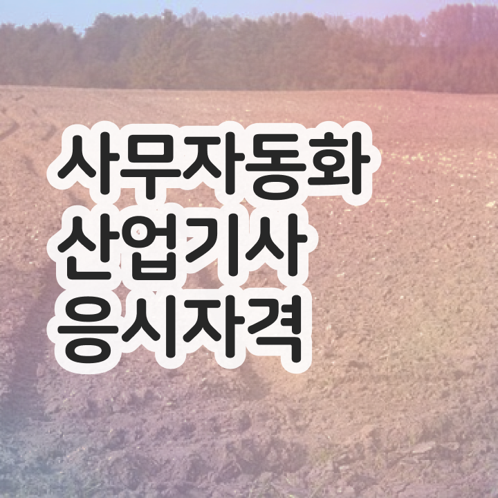  사무자동화산업기사필기벼락치기 사무자동화산업기사 응시조건 인강으로 5개월 만에 준비한 노하우