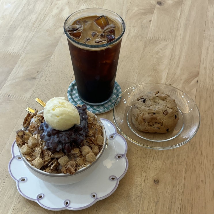  율전동 로스팅카페 팥빙수 맛집 카페케이트