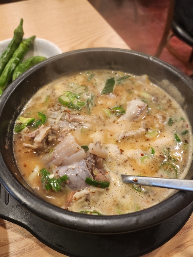  강남구청 점심 혼밥 백암왕순대