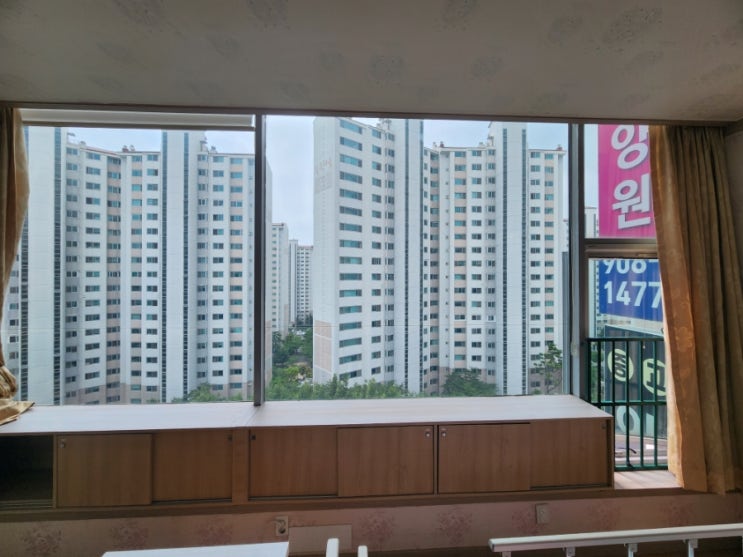  고양시 풍동 유리 창문 열차단썬팅 하늘꿈요양원 자외선차단 햇빛차단 썬팅 필름 시공