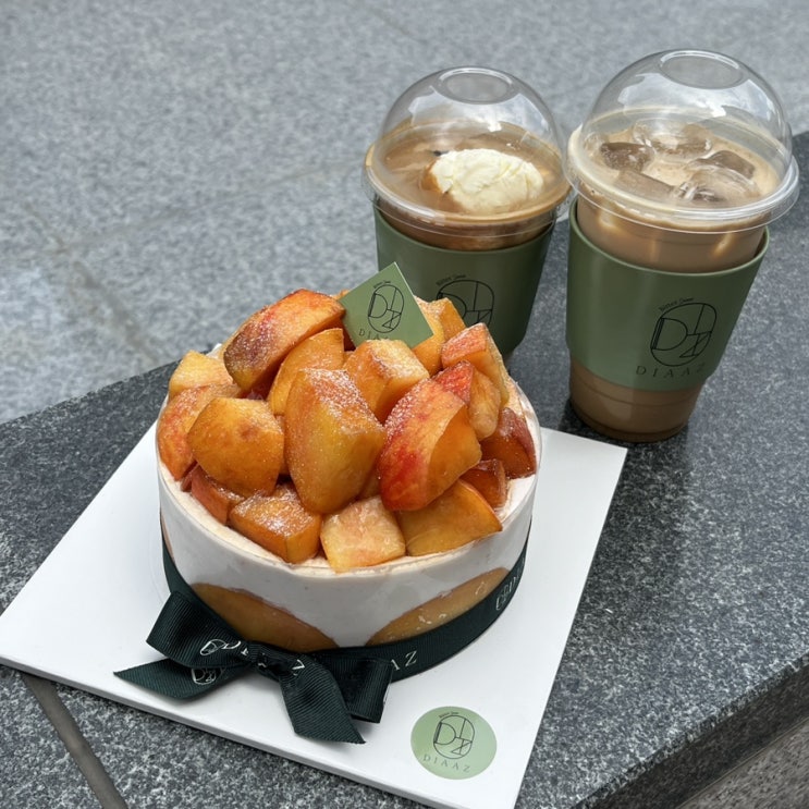  갤러리아 광교 카페 망고케이크 맛집 카페디아즈