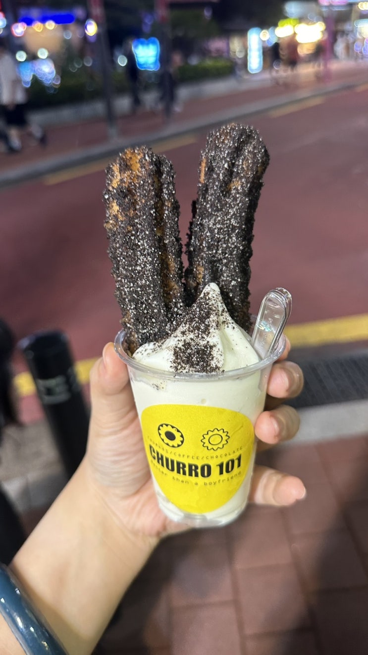  홍대 디저트 맛집 발견! 츄러스 츄로101