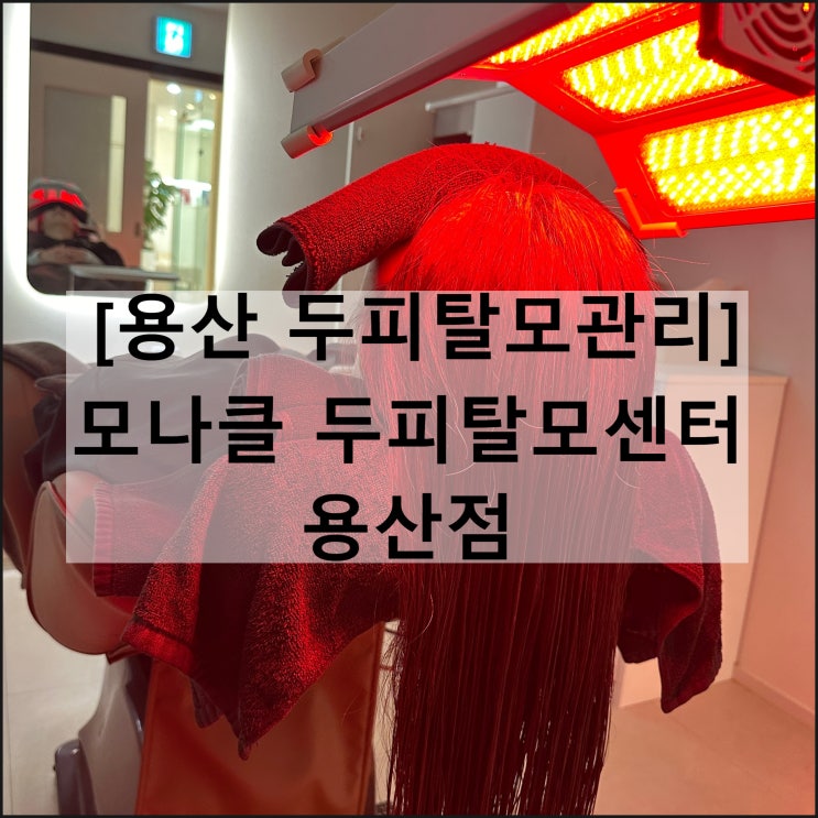  모나클 두피탈모센터 용산점 | 용산 두피탈모관리