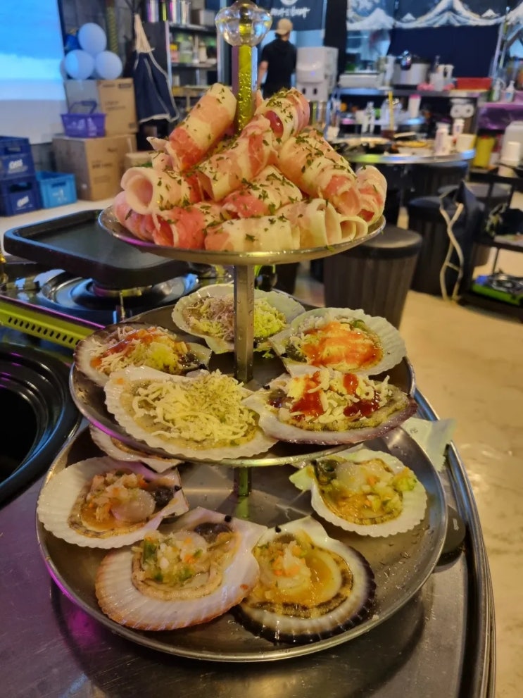  대전 관저동 조개구이 맛집 바다를삼키다 방문기