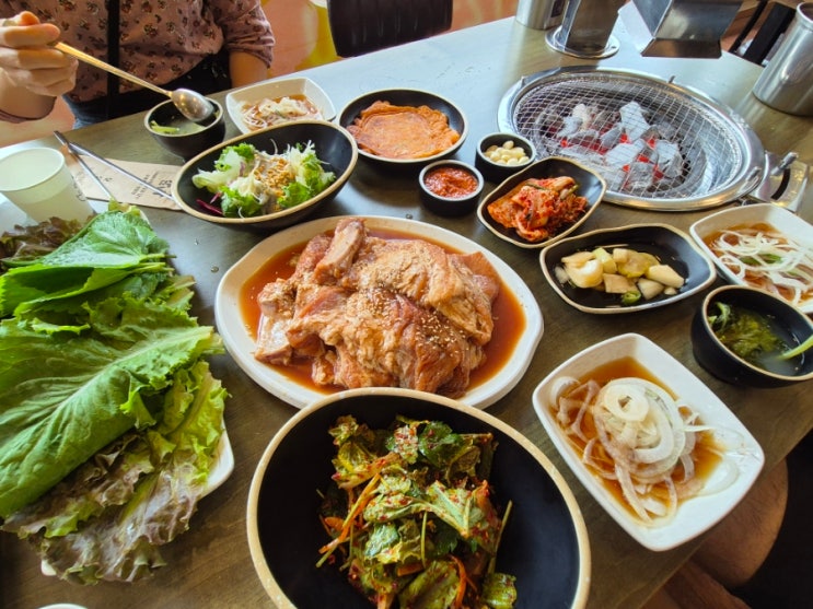 엄마도 인정한 인천 구월동 돼지갈비 맛집 모심갈비 4인분 먹고 온 후기