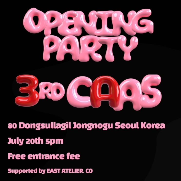  3th CASS Seoul Festival 전시합니다.