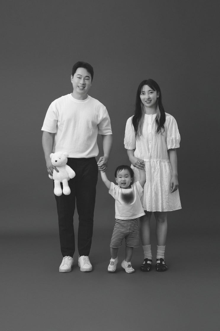  의정부흑백사진 아기랑 가족사진 맛집 작은기록실