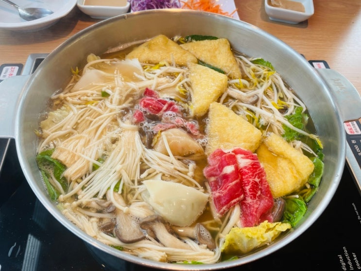  채선당 자연한가득 샤브샤브 월남쌈 무한리필로 즐기기 좋은 상동역 맛집