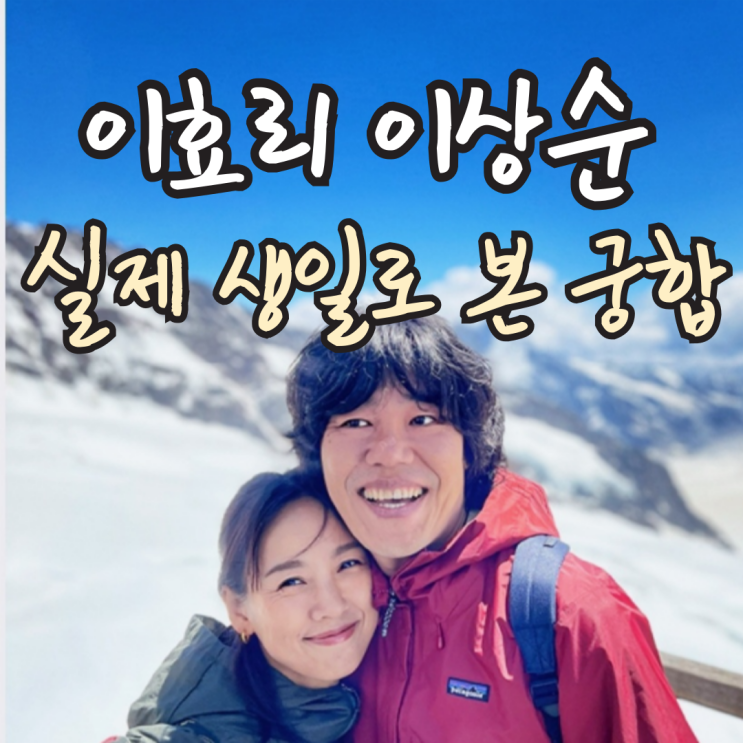 <b>이효리 이상순</b> 부부 사주 궁합(실제 <b>생일</b>, 엄마 단둘이 여행 갈래)