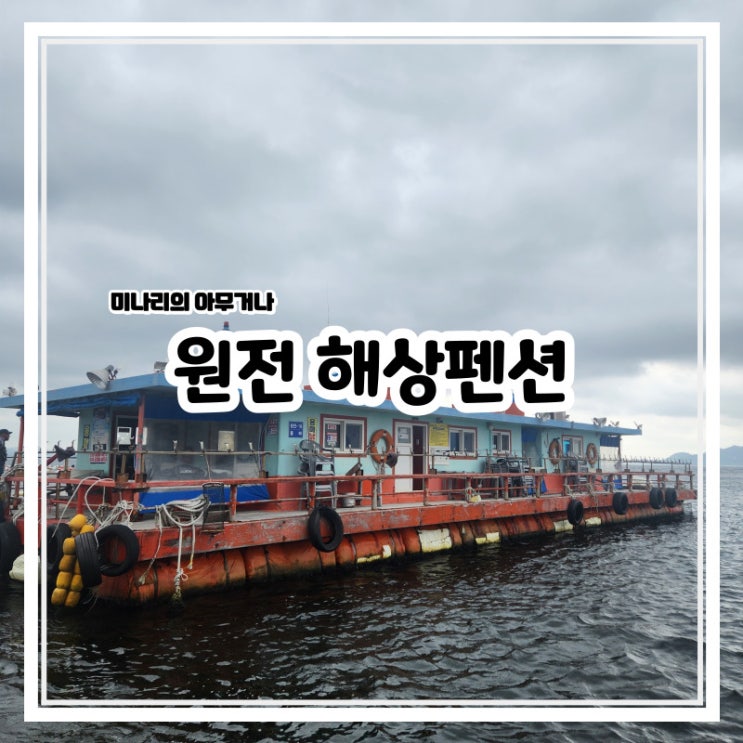 마산 원전 해상 펜션 콘도 좌대 낚시 조과 후기 마산 원전 해상 펜션 콘도 좌대 낚시 조과 후기