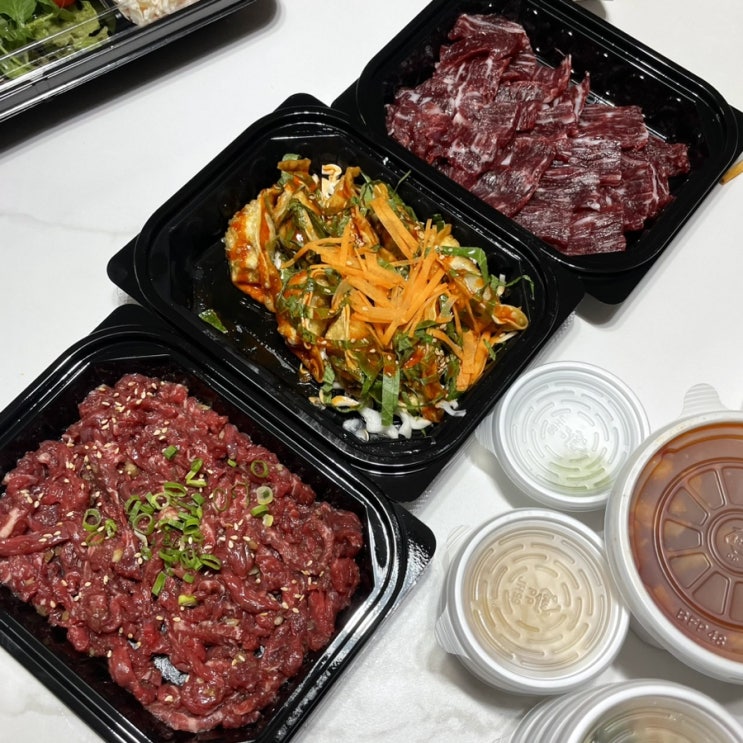  정성육회 양산 범어점: 육회와 육사시미로 완전 핫한 찐 맛집 발견!