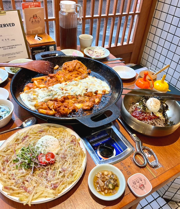  수원 닭갈비 맛집 : 인계동 회식과 여름철 보양식은 신림춘천집