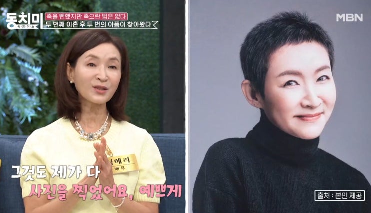 속풀이쇼 <b>동치미</b>·배우 <b>정애리</b> 이혼 두 번 후 복막염·난소암... 