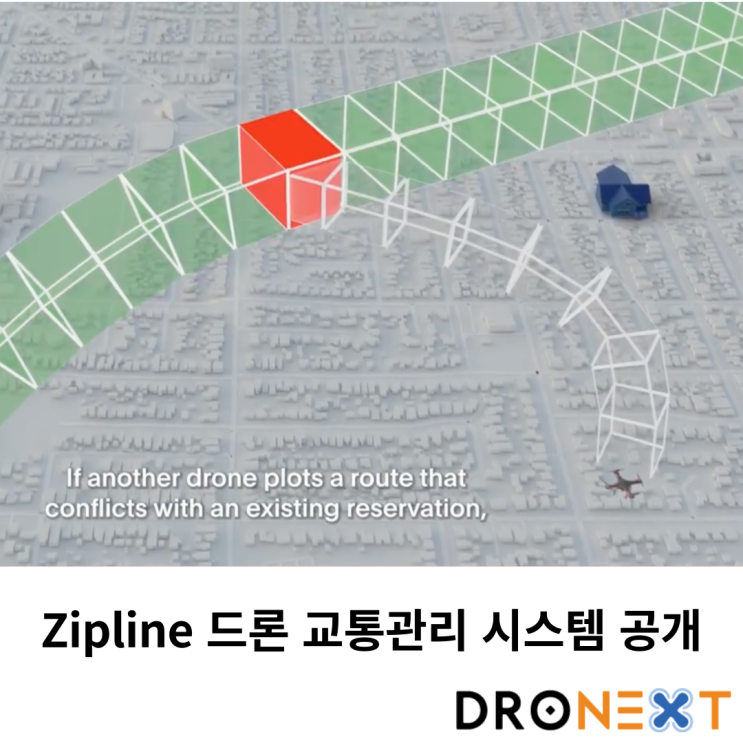  Zipline 드론 교통관리 시스템 공개(충돌방지 경로설정)