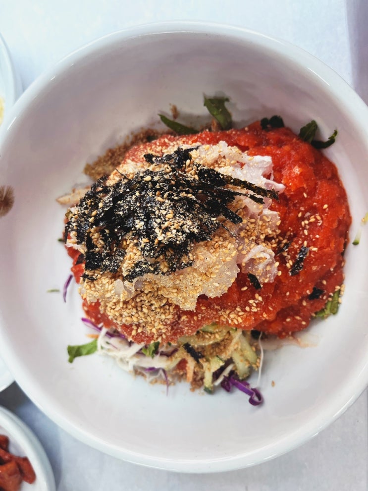  부산 기장 물회 맛집 사랑도횟집 내돈내산 꿀팁 매운탕 주차장