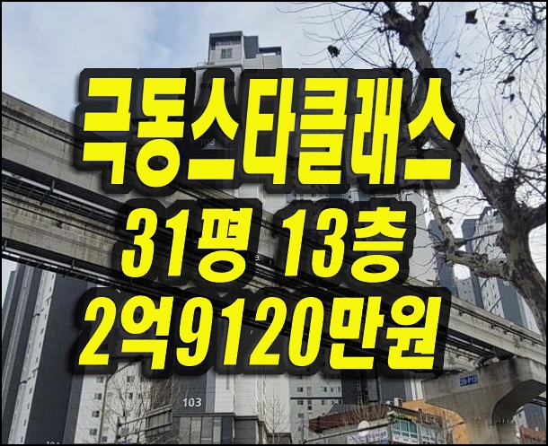  극동스타클래스남산 대구 중구 남산동 아파트 경매 정보