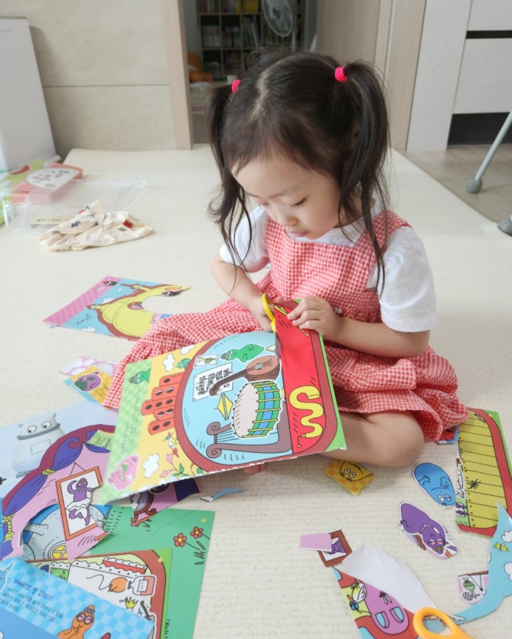  일상 포토덤프 4살 아이 결막염,집콕 놀이