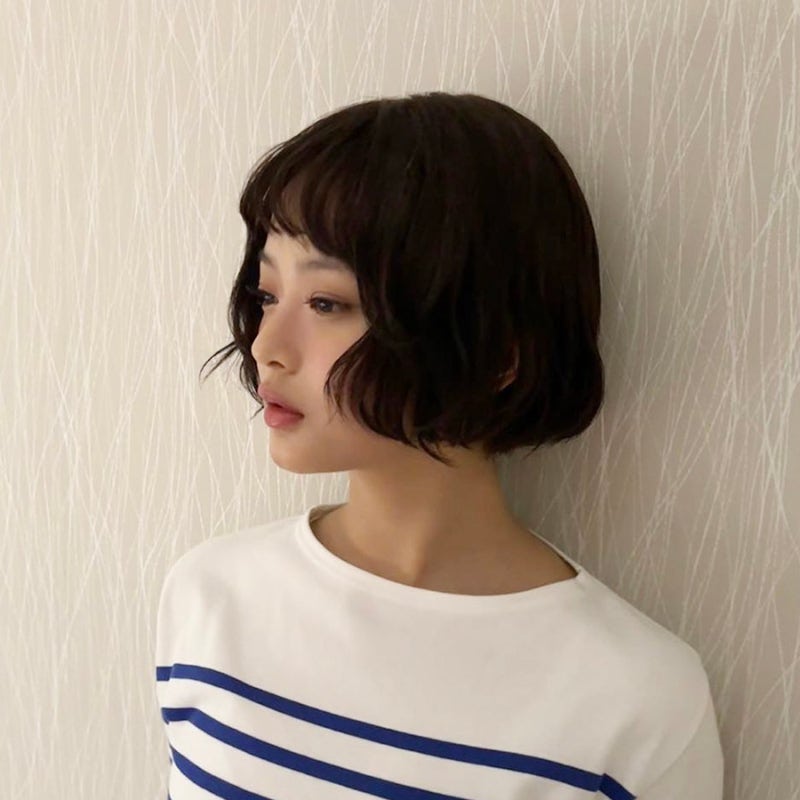뉴진스 팜하니 단발컷 단발펌 헤어스타일 사진모음zip