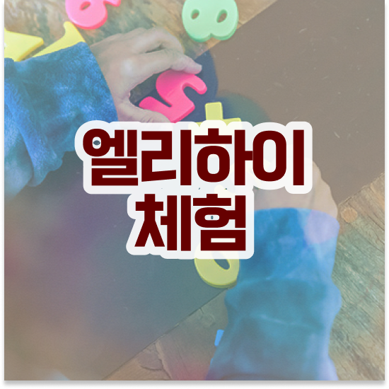  10세 초등학생 학습지 엘리하이로 예습하기