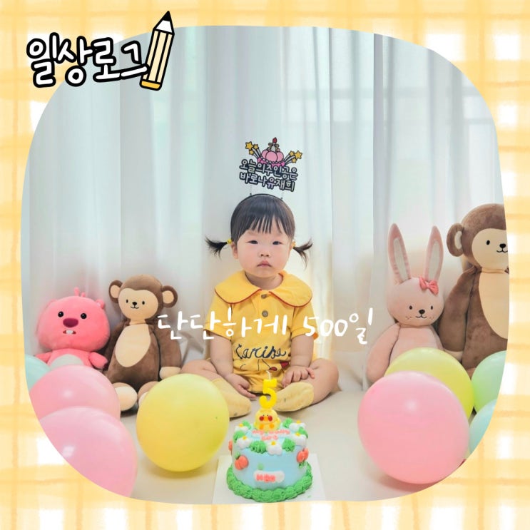  바빠도 너의 기념일은 꼭 챙겨야지 feat.단단이 500일