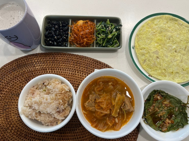  남편이 만든 수유 중인 산모 반찬 식단 일기