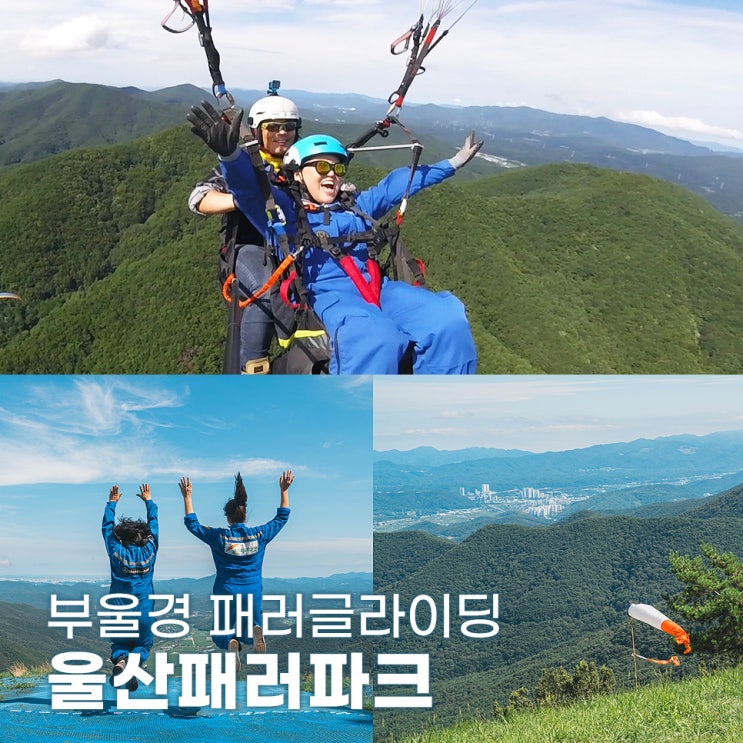  부산 이색체험 부산패러글라이딩 울산패러파크