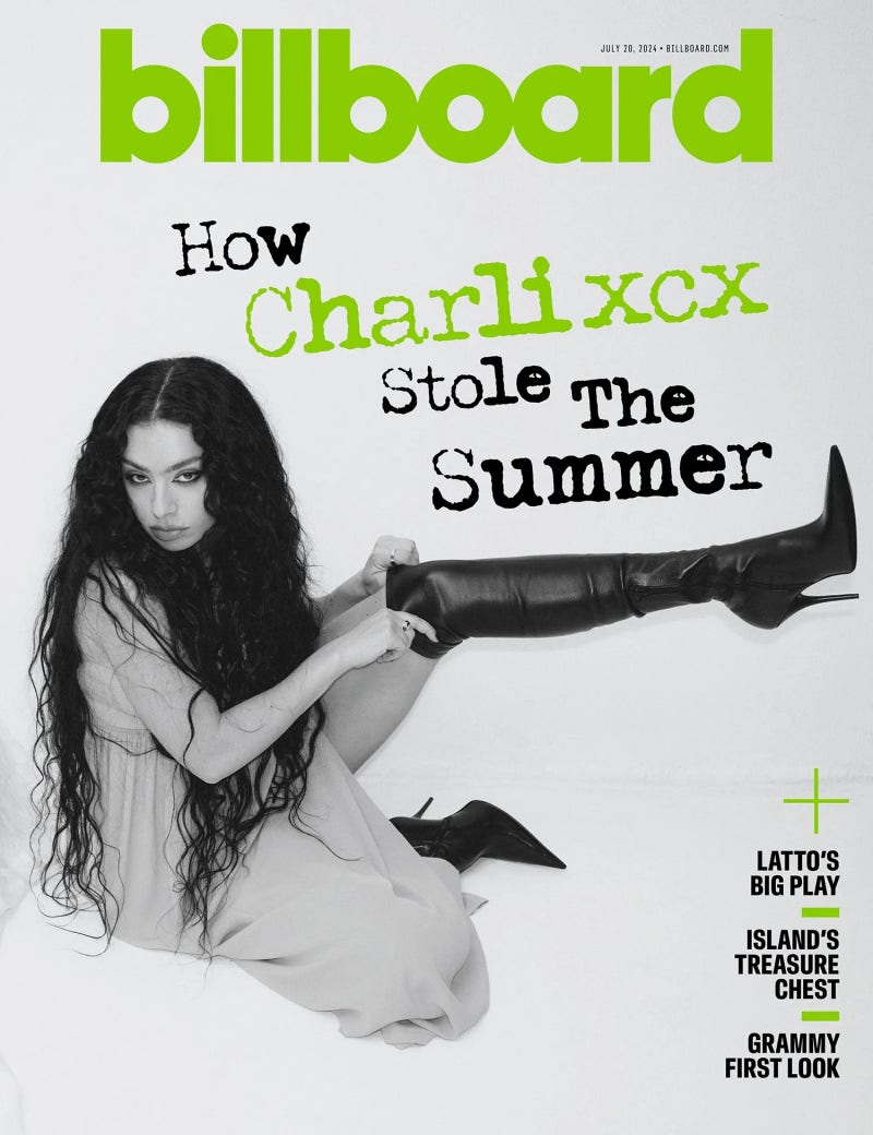 24년7월20일 빌보드차트잡담::비욘세\u003d바이닐 팔이 흑인 아줌마, Charli XCX\u003d배우병 : 네이버 블로그, image size:800x1040