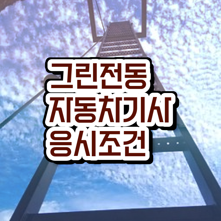  그린전동자동차기사합격률 그린전동자동차기사 응시조건 독학으로 5개월 만에 끝낸 전략