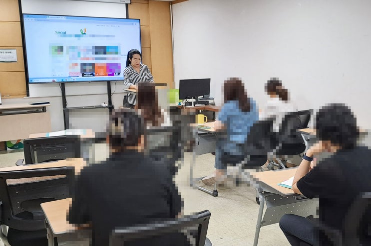  블로그 사업홍보전략  상위노출 노하우 주제로  퇴사한 직장에 특강하러 가다
