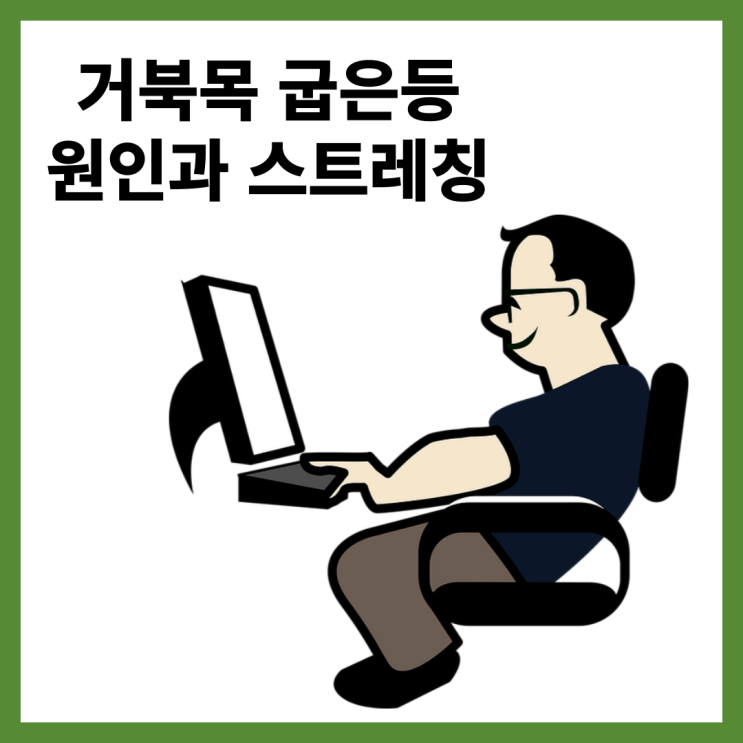  거북목 굽은 등 원인과 스트레칭