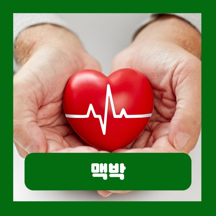 맥박 정상 범위 맥박수 재는법 빠르면 느리면 생기는 증상
