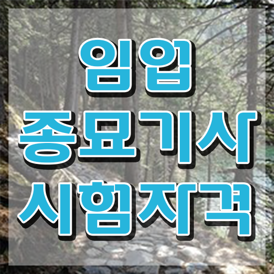  임업종묘기사 시험응시조건 인강만 듣고 간편하게 성공한 비법