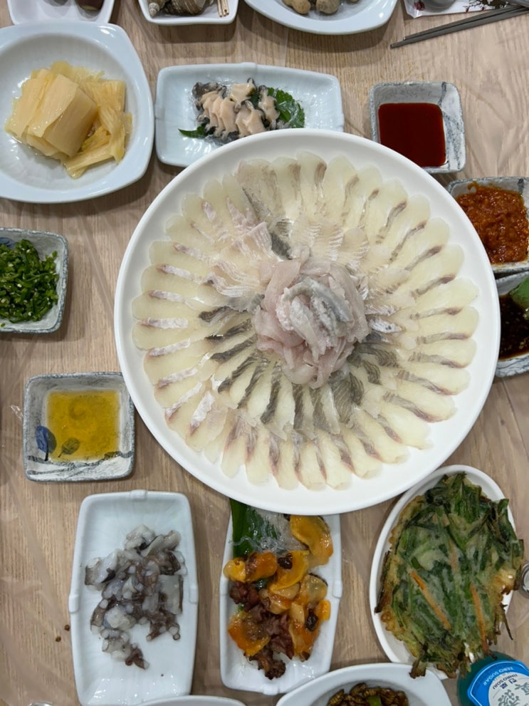  울산 동구 방어진 경북횟집 대게 물회 맛집 회식 단체 모임