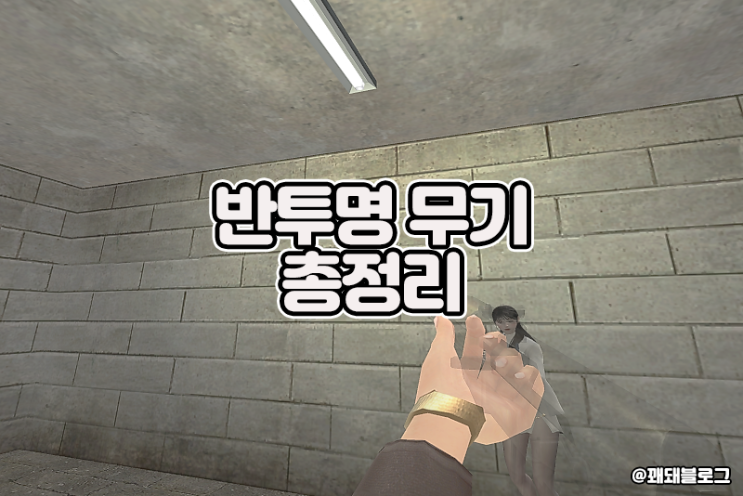  서든어택 반투명 무기스킨 총정리