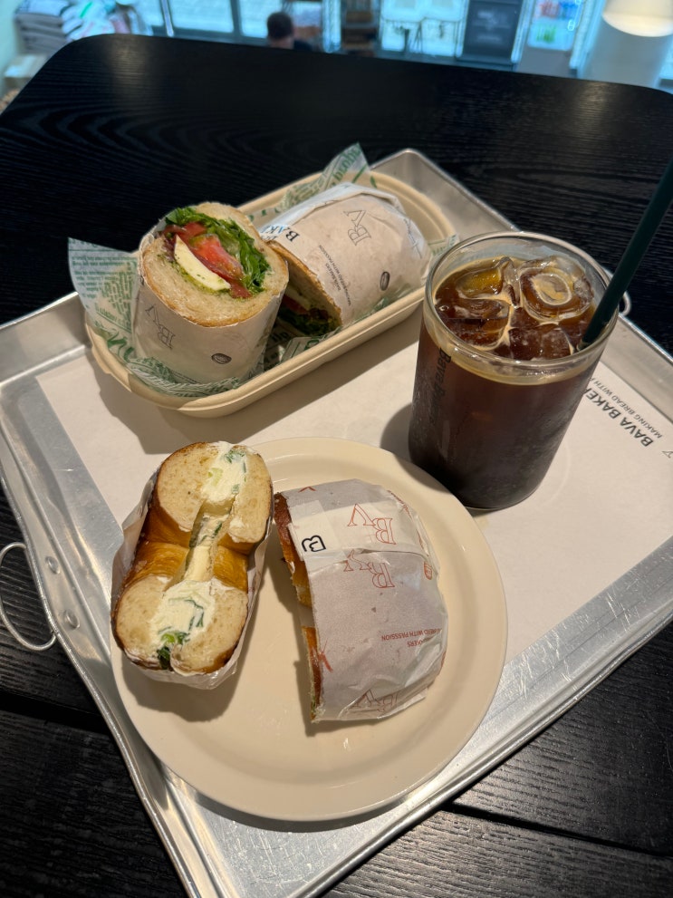 [순천 왕지동 빵집] 순천 바바베이커스 빵지순례 생모차렐라토마토치아바타 대파크림치즈베이글샌드 내돈내산 후기