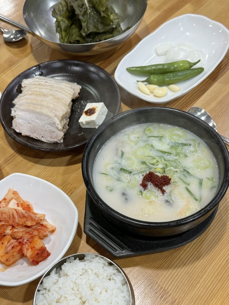 주례역 맛집 가족식사로도 좋은 학장동 막국수 종가집돼지국밥
