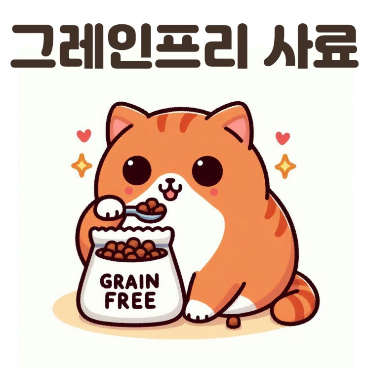  고양이 그레인프리 사료 정말 좋을까?