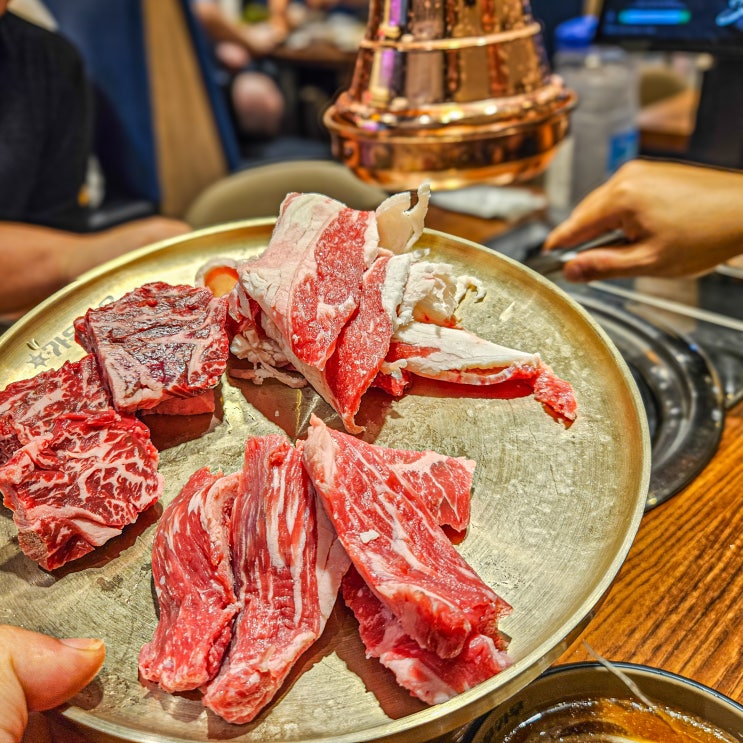  일산 맛집 - 카우카우 소고기 무한리필 샐러드바 (소갈비살,등심,차돌박이 등)