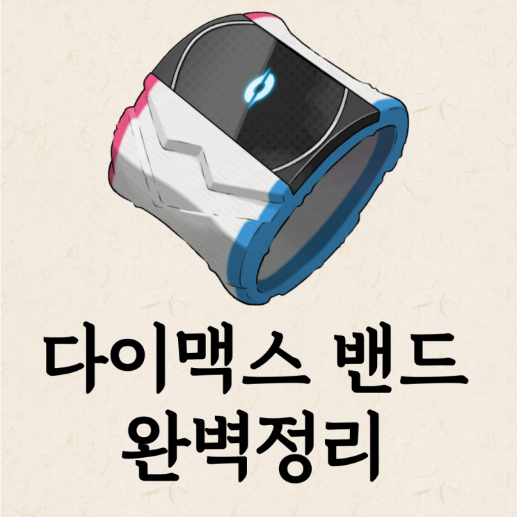  포케 포켓로그 다이맥스 밴드 사용법, 활용법