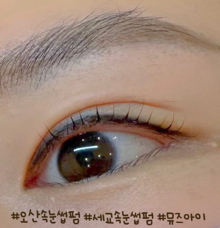  오산 속눈썹펌 꼼꼼한 원장님이 계신곳 세교 뮤즈아이