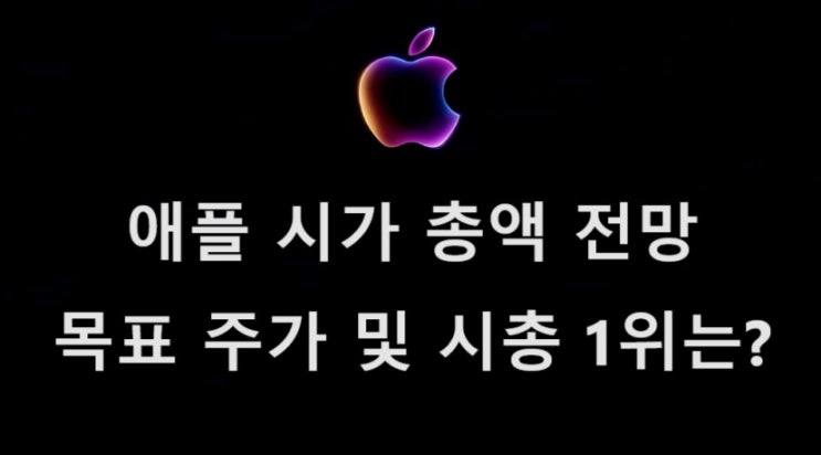 <b>애플</b> 주가 총액 <b>시총 1위</b> 탈환, 전망 알아보면?