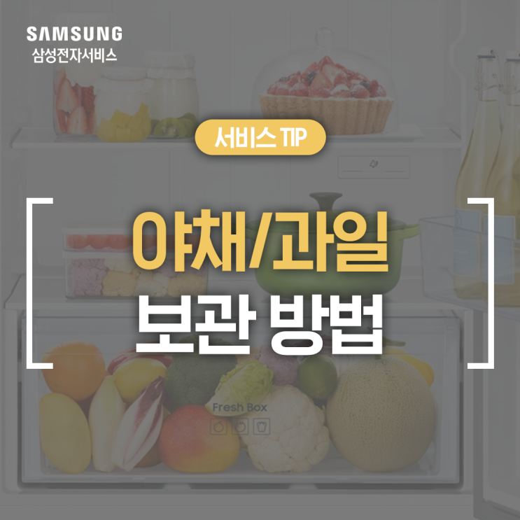  [삼성 냉장고 보관] 냉장실 야채, 과일 얼지 않고 보관하는 방법!(삼성 냉장고, 냉장고 야채 보관)
