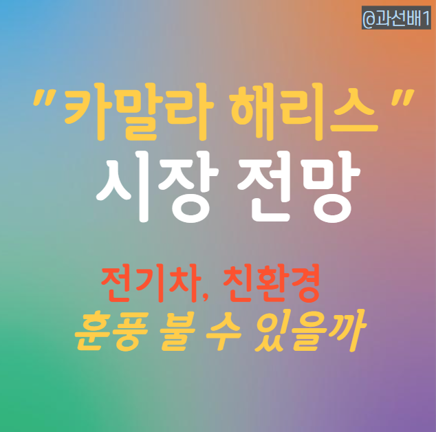  해리스 관련주 - 전기차, 친환경 훈풍?
