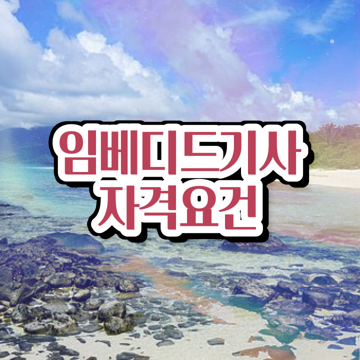  임베디드기사 취득자격 독학으로 5달만에 성공한 팁