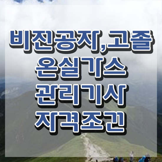  온실가스관리기사 자격 온실가스관리기사 응시조건 온라인 과정으로 반 년만에 끝낸 과정