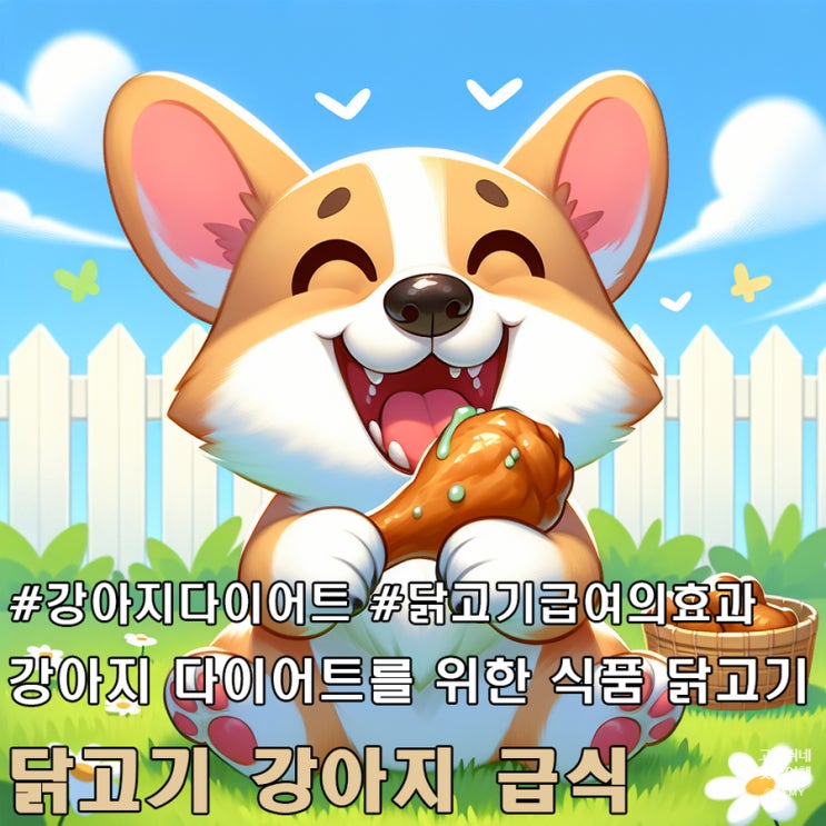  강아지 다이어트에 좋은 닭고기의 장점과 급여 방법.
