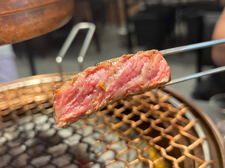 [강동역맛집] 소고기가 맛있는 <b>길동고기집</b>, 압구정화로구이... 