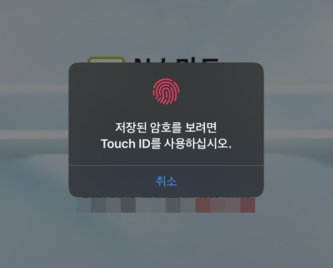  아이패드 암호 자동로그인 앱 설정 방법