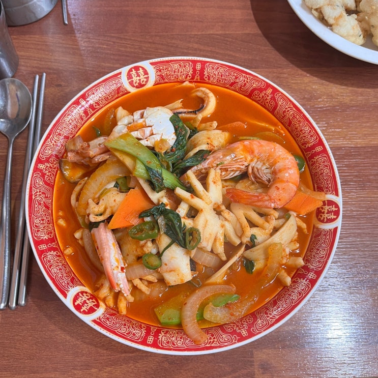 광주 신창동맛집 천자문 삼선짬뽕 탕수육